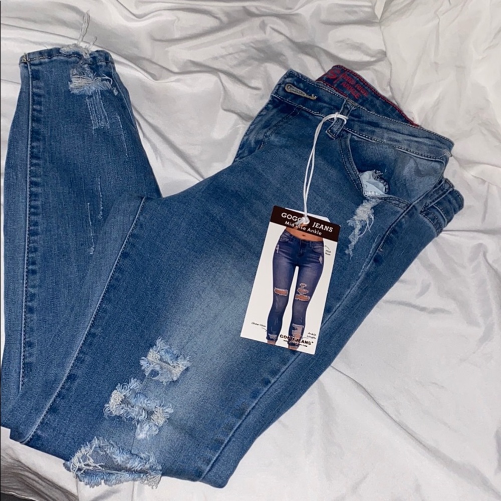 Mid rise jeans